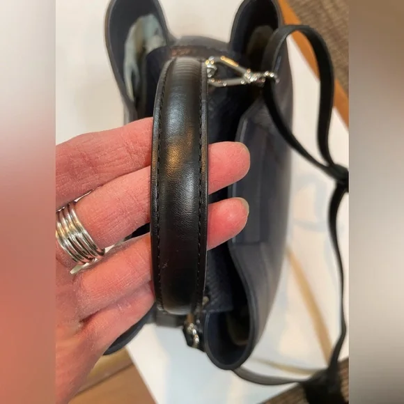 Radley London deep navy blue crossbody bag with hand strap - Picture 8 of 15